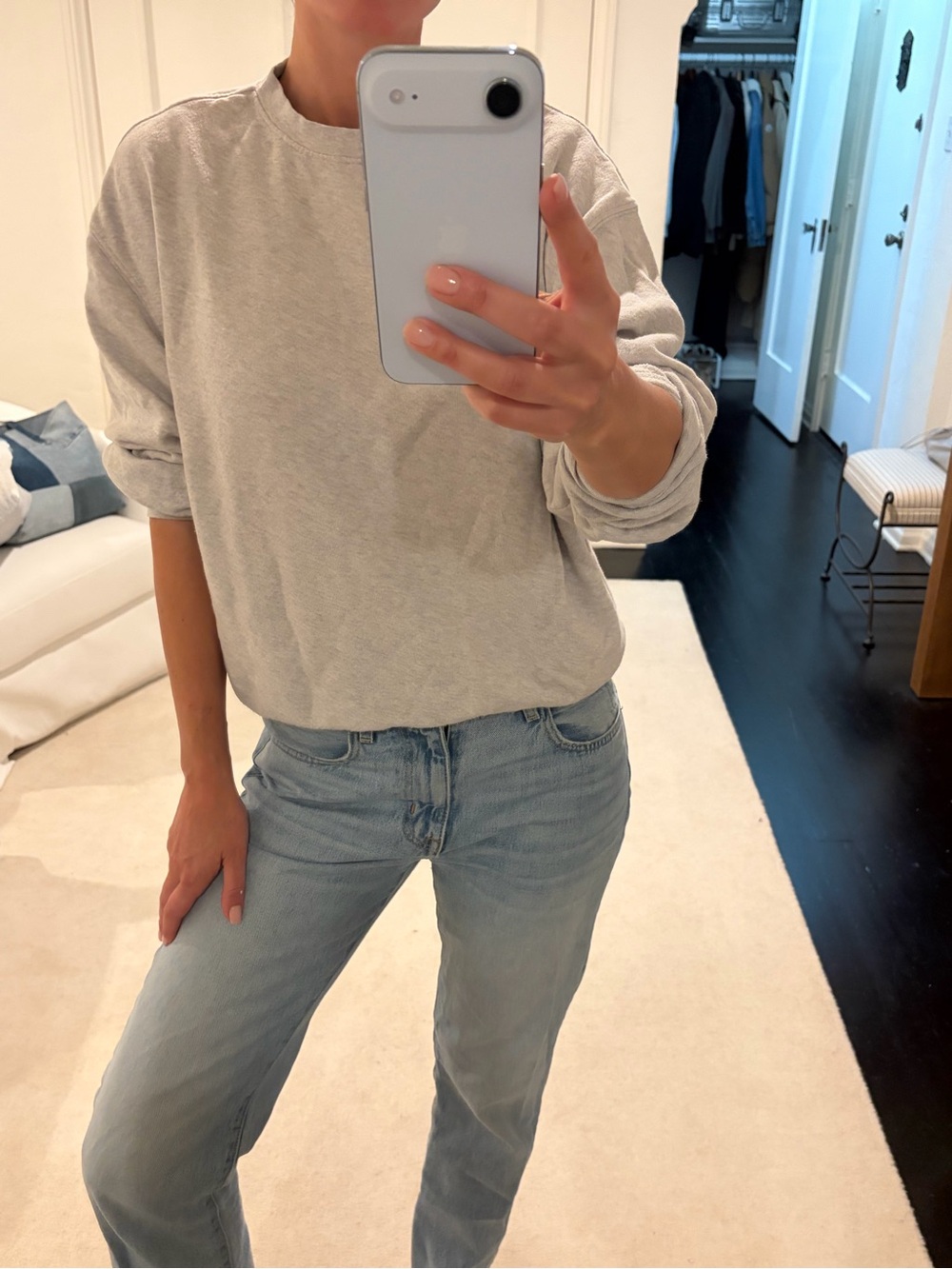 SET Active Light Gray Crewneck Sweatshirt